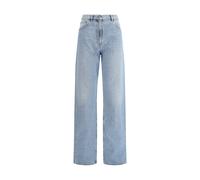 Valentino Light Blue Cotton High-Waisted Jean - W28