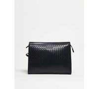Valentino - Mohegan - Pochette nera intrecciata-Nero No Size