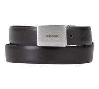 Valentino Pelle cintura Litech Plaque Buckle Belt W95 Nero/Blu accorciabile reversibile