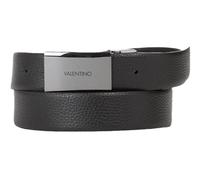 Valentino Pelle cintura Premium Plaque Buckle Belt W115 Nero accorciabile reversibile