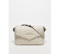 Valentino - Petal - Borsa a tracolla trapuntata écru con catenina-Neutro No Size