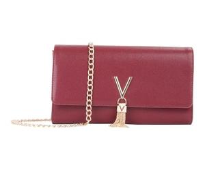 Valentino pochette borsa a tracolla Divina Lady Clutch Bordeaux