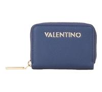 VALENTINO porta carte di credito Fae Re Zip Around Card Case Blu blu scuro