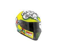Valentino Rossi Casco Replica Miniatura 1:5 Mini Casco - VR46 MotoGP_GP Misano 2011, Unisex