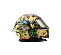 Valentino Rossi Casco Replica Miniatura 1:5 Mini Casco -VR46 MotoGP_MUGELLO 2014, Unisex