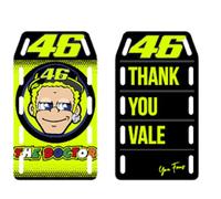 Valentino Rossi Sticker Thank You Vale,Unisex,One Size,Multi