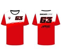 Valentino Rossi T-Shirt Ducati BAGNAIA,Man,White,M