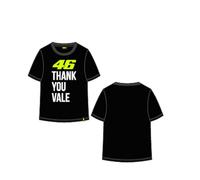 Valentino Rossi T-Shirt Thank You Vale,Ragazzo,4/5,Nero