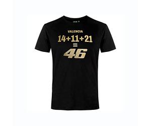 Valentino Rossi T-Shirt Valencia,Uomo,XS,Nero