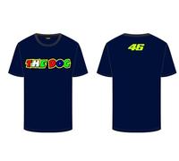 Valentino Rossi T-Shirt VR46 Fan, Uomo, XL, Blu