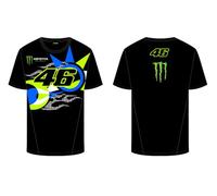 Valentino Rossi T-Shirt VR46 Monster Dual,Man,Black,M