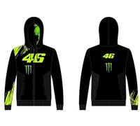 Valentino Rossi VR46 Monster Dual Line Maglione, Nero, XL Unisex-Adulto