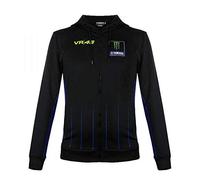 Valentino Rossi VR46 MotoGP Nero Line Yamaha Felpa con Cappuccio Ufficiale 2019