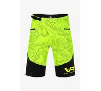 Valentino Rossi VR46 Pantaloni Performance Short MTB Topography,32,Giallo