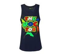 Valentino Rossi VR46 The Doctor Street Art Canotta Ufficiale MotoGP Donna - Blu - M