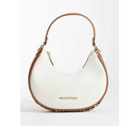 Valentino - Shelby - Borsa da spalla a mezzaluna bianca e color cuoio-Marrone No Size