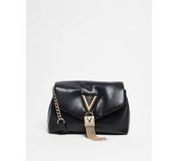 Valentino - Stella - Borsa a tracolla imbottita nera con patta-Nero No Size