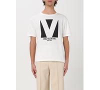 Valentino T-shirt Chez in cotone con logo M Bianco