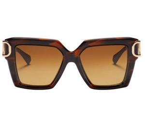 Valentino V - Uno Occhiali Da Sole Unisex Marrone Geometrico Marrone 55mm