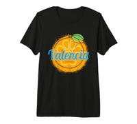 Valenzano Ricordo Vintage Arancione Spagna Vacanze Maglietta Premium