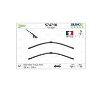 VALEO 2 Spazzole Tergicristallo 600mm Per MERCEDES T-Model