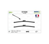 VALEO 2 Spazzole Tergicristallo Per Toyota Prius PHV Plus 700mm 400mm
