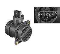 VALEO 253710 Debimetro Numero di pin: 5 Tipo di spina: D SHAPE Sensore di temperatura dell'aria integrato: NO Tipo di montaggio: BOSCH