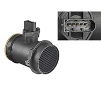 Valeo Debimetro 253712 – 5 pin, spina D-shape, sensore di temperatura integrato, montaggio Bosch