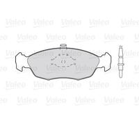 VALEO 301038 Kit pastiglie freno, Freno a disco per CITROËN,PEUGEOT