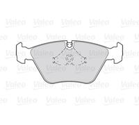 VALEO 301231 Kit pastiglie freno, Freno a disco per BMW