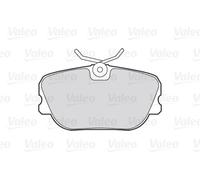 VALEO 301241 Kit pastiglie freno, Freno a disco per MERCEDES-BENZ