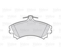 VALEO 301318 Kit pastiglie freno, Freno a disco per MITSUBISHI,PROTON,SMART,VOLV