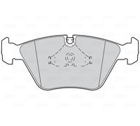 VALEO 301409 Kit pastiglie freno, Freno a disco per BMW