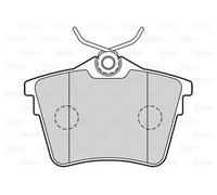 VALEO 301664 Kit pastiglie freno, Freno a disco per CITROËN,PEUGEOT