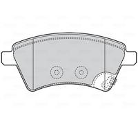 VALEO 301804 Kit pastiglie freno, Freno a disco per FIAT,SUZUKI