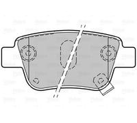 VALEO 301812 Kit pastiglie freno, Freno a disco per TOYOTA