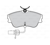 VALEO 301814 Kit pastiglie freno, Freno a disco per VW