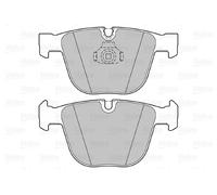 VALEO - Imbottiture per freni First - 301820 - Set di 4 imbottiture - Asse Posteriore - Completamente dotato di accessori montati.