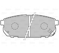 VALEO 301823 Kit pastiglie freno, Freno a disco per KIA