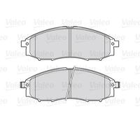 VALEO 301889 Kit pastiglie freno, Freno a disco per NISSAN
