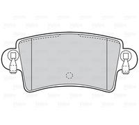 VALEO 302034 Kit pastiglie freno, Freno a disco per NISSAN,OPEL,RENAULT,VAUXHALL