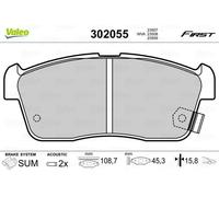 VALEO 302055 Kit pastiglie freni Anteriore per TOYOTA bB II (QNC2)