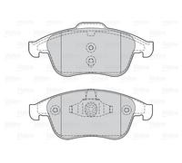 VALEO 302128 Kit pastiglie freni