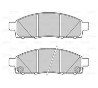 VALEO 302270 Kit pastiglie freno, Freno a disco per NISSAN