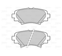 VALEO - Imbottiture per freni First - 302288 - Set di 4 imbottiture - Asse Posteriore - Completamente dotato di accessori montati.