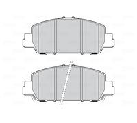 VALEO 302315 Kit pastiglie freno, Freno a disco per HONDA