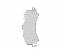 VALEO 302316 Kit pastiglie freno, Freno a disco per AUDI,VW