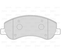VALEO 302337 Kit pastiglie freno, Freno a disco per VW