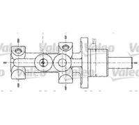 Valeo 402298 - Cilindro Maestro Comando Freno