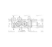 Valeo 402321 - Cilindro Maestro Comando Freno